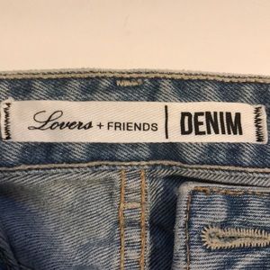 Lovers + friends denim size 28 new with tag